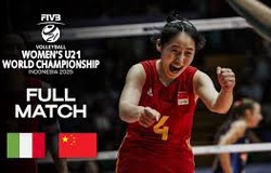 Link trực tiếp giải bóng chuyền U21 vô địch thế giới hôm nay: Trung Quốc vs Ý