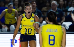 Gabi và Rosamaria toả sáng, bóng chuyền nữ Brazil nhọc nhằn đánh bại Pháp sau 5 set