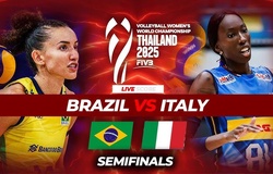 Link trực tiếp bán kết giải bóng chuyền vô địch thế giới hôm nay: Brazil vs Ý