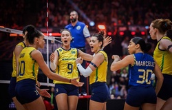 Đánh bại Nhật Bản sau 5 set, bóng chuyền nữ Brazil giành hạng 3 chung cuộc tại WCH 2025