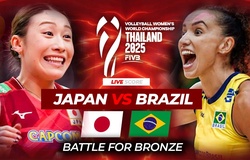 Link trực tiếp tranh hạng 3 giải bóng chuyền vô địch thế giới hôm nay: Nhật Bản vs Brazil