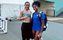 Huỳnh Thị Mỹ Tiên thi đấu cùng đương kim vô địch thế giới trên đường chạy 100m vượt rào 