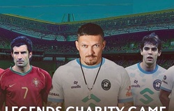 Usyk đá bóng với các siêu sao thế giới dù đang... chấn thương