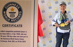 Joyce Jones ở tuổi 95: Hành trình siêu đáng nể của tay vợt pickleball cao tuổi nhất thế giới