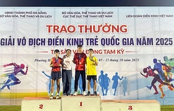 Kết quả trực tiếp Vô địch Điền kinh Trẻ quốc gia 2025 ngày 11-10