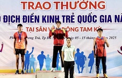 Bảng tổng sắp huy chương giải Vô địch Điền kinh Trẻ quốc gia 2025