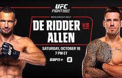 Trực tiếp UFC Vancouver: Reinier de Ridder vs. Brendan Allen