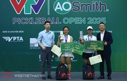 Thúy Hằng - Lê Thủy trở thành 2 nhà vô địch đầu tiên của VTV A.O SMITH Pickleball Open 2025
