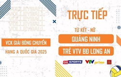 Link trực tiếp tứ kết giải bóng chuyền hạng A hôm nay: Quảng Ninh vs Trẻ VTV BĐ Long An