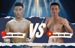 Trực tiếp MMA: Phạm Công Minh đối đầu võ sĩ Trung Quốc tại WXF