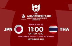 Link trực tiếp giải bóng chuyền U16 vô địch châu Á: Thái Lan vs Nhật Bản