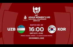 Link trực tiếp giải bóng chuyền U16 vô địch châu Á: Hàn Quốc vs Uzbekistan