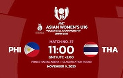 Link trực tiếp giải bóng chuyền U16 vô địch châu Á: Thái Lan vs Philippines
