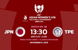 Link trực tiếp giải bóng chuyền U16 vô địch châu Á: Nhật Bản vs Đài Bắc Trung Hoa