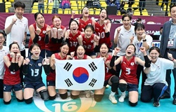 Hàn Quốc ngược dòng biến Nhật Bản thành nhà cựu vô địch bóng chuyền U16 châu Á