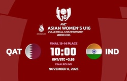 Link trực tiếp giải bóng chuyền U16 vô địch châu Á: Qatar vs Ấn Độ
