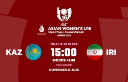 Link trực tiếp giải bóng chuyền U16 vô địch châu Á: Kazakhstan vs Iran