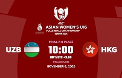 Link trực tiếp giải bóng chuyền U16 vô địch châu Á: Uzbekistan vs Hồng Kông Trung Quốc