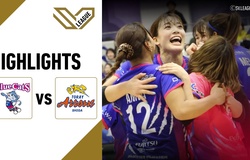 Highlight bóng chuyền VĐQG Nhật Bản: PFU BlueCats vs Torray Arrow