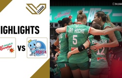Highlight bóng chuyền VĐQG Nhật Bản: Osaka Marvelous vs Aqua Kurobe