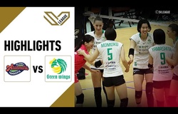 Highlight vòng 11 giải bóng chuyền VĐQG Nhật Bản: Aranmare vs Gunma Green Wings