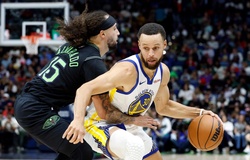 Stephen Curry "tắt điện", Moses Moody hóa người hùng giúp Warriors đả bại Pelicans
