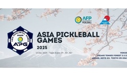 JOOLA tài trợ giải thưởng cho nội dung Đội 19+ tại Asia Pickleball Games 2025