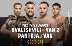 UFC 323: Toàn bộ Main Card chính thức tại Las Vegas ngày 7/12