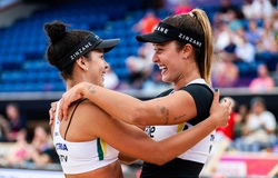 Thâmela Coradello/Victoria Lopes và Tina Graudina/Anastasija Samoilova giành vé bán kết FIVB 2025