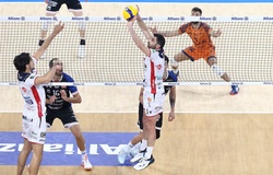 Milano áp đảo Grottazzolina, khép lại vòng 6 SuperLega bằng chiến thắng nhẹ nhàng
