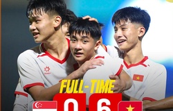 U17 Việt Nam thắng tưng bừng 6-0 ngày ra quân vòng loại châu Á