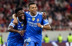 Real Madrid thắng nghẹt thở ở Champions League với 4 bàn của Mbappe