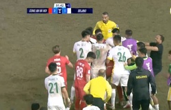 Lại “nóng” ở trận CAHN vs Bắc Kinh Quốc An: Cầu thủ Trung Quốc nhận thẻ đỏ vì chơi xấu