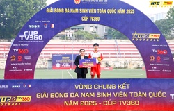 Đại học Huế thâu tóm loạt danh hiệu cá nhân tại Giải bóng đá sinh viên toàn quốc 2025 – Cúp TV360