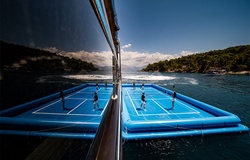 Sân pickleball nổi ra mắt trên du thuyền, "kỳ quan" biển Adriatic