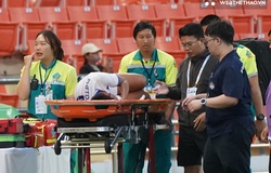 “Tai nạn kép” SEA Games 33: Hậu vệ U22 Lào vừa chấn thương nặng vừa bị thẻ đỏ