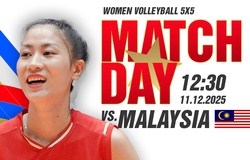 Link trực tiếp bóng chuyền nữ SEA Games 33: Việt Nam vs Malaysia