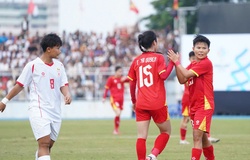 Nữ Việt Nam thắng thuyết phục Myanmar  để lọt vào bán kết SEA Games 33