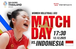 Link trực tiếp bóng chuyền nữ SEA Games 33: Việt Nam vs Indonesia