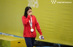 Kình ngư Mỹ Tiên bật khóc sau tấm HCB SEA Games 33