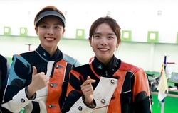 Hai nàng thơ Thanh Thảo - Mộng Tuyền "hút mọi cặp mắt" ở trường bắn SEA Games 33