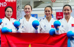 Karate tiếp tục giành Vàng SEA Games 33 nội dung Kumite đồng đội nữ