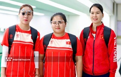 Trịnh Thu Vinh cùng đồng đội "bắn thủng" kỷ lục 10m súng hơi ngắn SEA Games