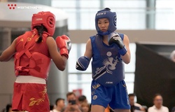 Thu Thuỷ thể hiện đẳng cấp võ sỹ Wushu hàng đầu thế giới trong trận chung kết SEA Games 33