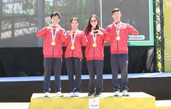 Bơi Việt Nam toả sáng trên đường đua biển, giành HCV 4x1500m Open Water Swimming