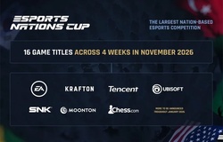 Esports Nations Cup 2026 chính thức lộ diện: Giải đấu quốc gia quy mô lớn nhất lịch sử thể thao điện tử