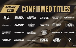 Danh sách các môn thi đấu Esports World Cup 2026