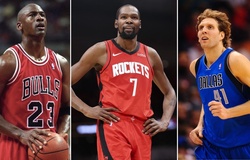 Kevin Durant vượt qua Dirk Nowitzki trên "bảng vàng NBA": Mục tiêu tiếp theo là Michael Jordan