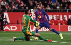 Barcelona thực hiện 26 cú sút vẫn thua sốc Girona và mất ngôi đầu bảng