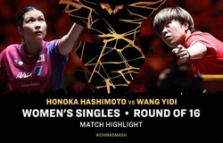 Khi phòng ngự thuần túy gặp hỏa lực hàng đầu của bóng bàn Trung Quốc: Vì sao Hashimoto thua trắng 0-3?